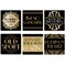 Big Dot of Happiness Roaring 20's - Funny 1920s Art Deco Jazz Party Decorations - Drink Coasters - Set of 6